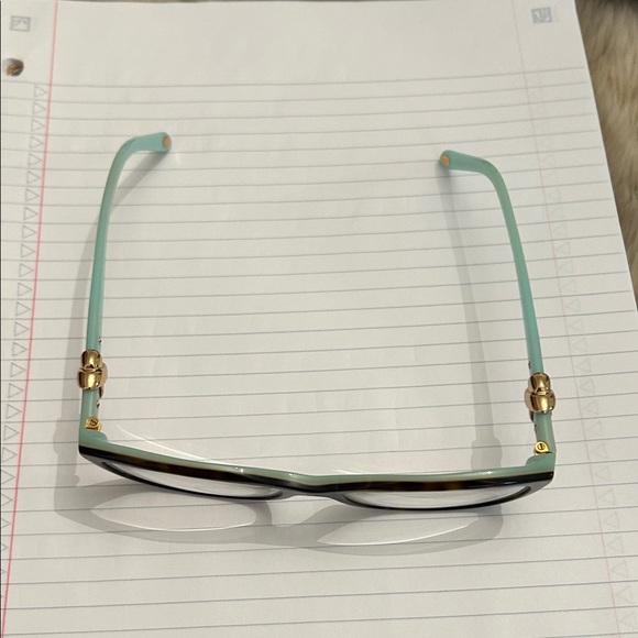 Tiffany & Co +2.00 readers. Stylish Black and Blue readers. Excellent condition - Picture 2 of 9